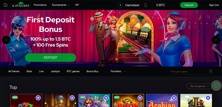 KatsuBet Online Casino Innovation trifft auf traditionelles Gaming