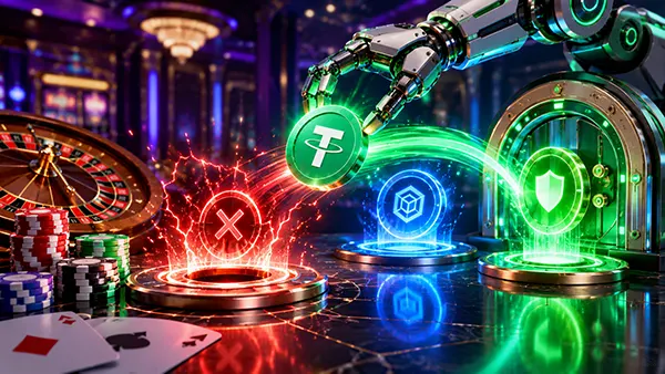 Depósito no casino em falta